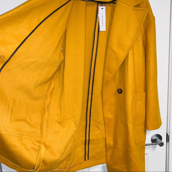 LAST Sz 12 NWT TopShop | Carly Long Coat - Picture 8 of 11